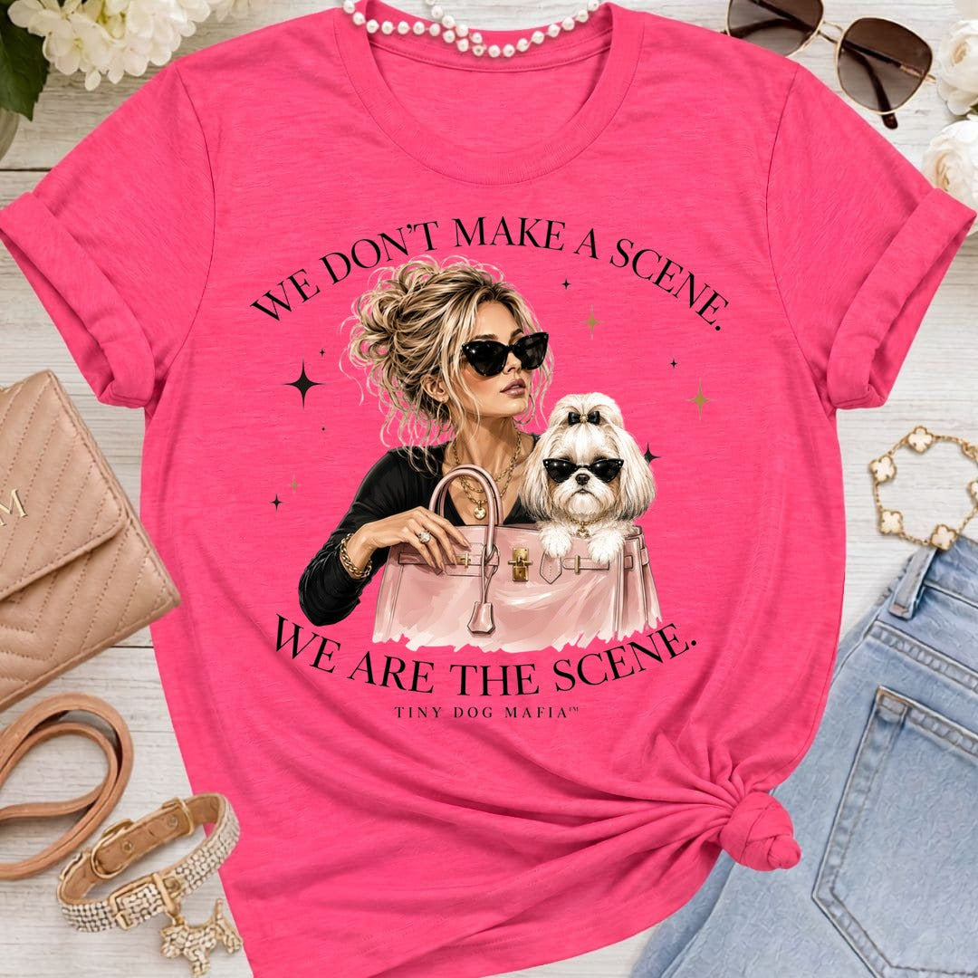 Shih Tzu White | We Are The Scene | T-Shirt Bella 3001
