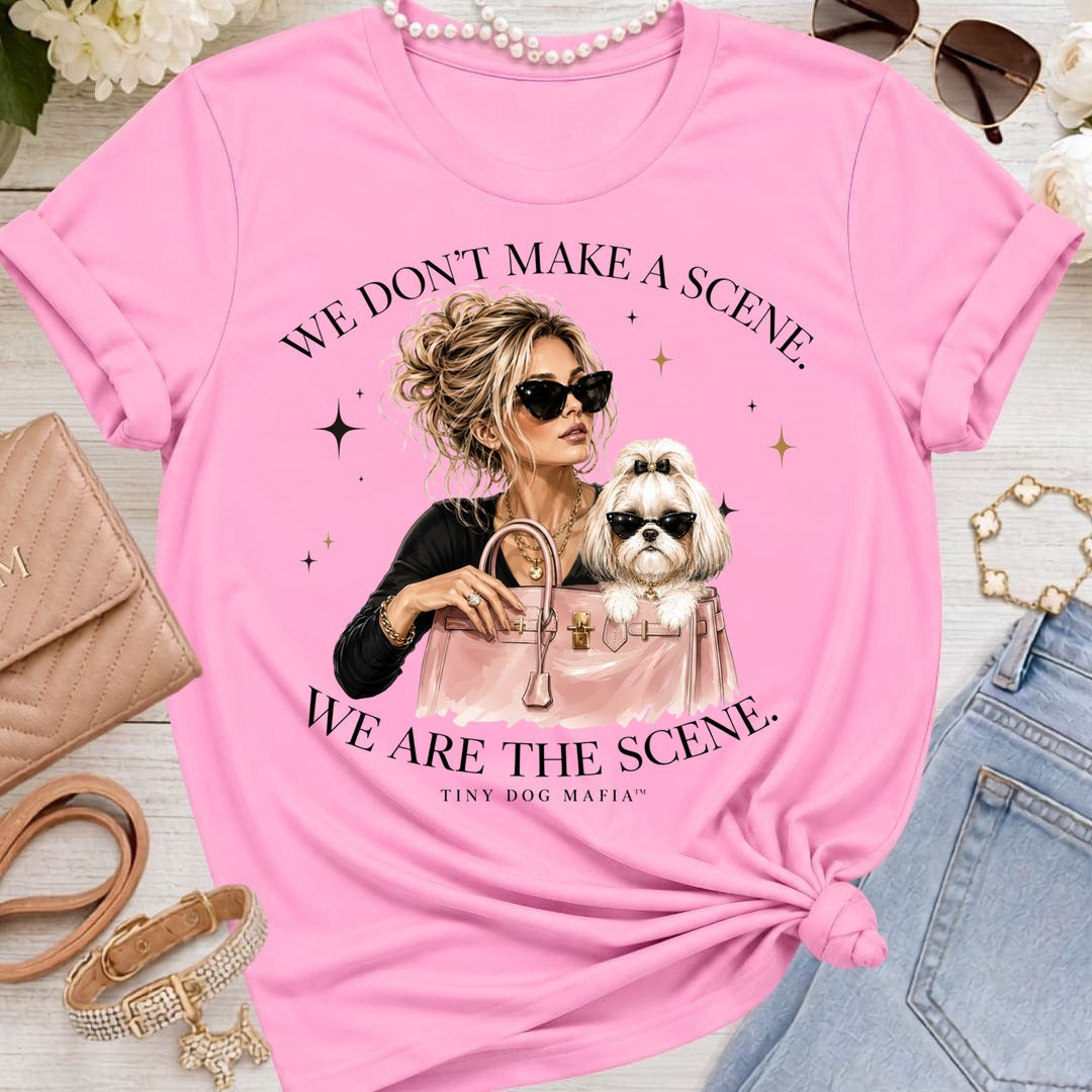 Shih Tzu White | We Are The Scene | T-Shirt Bella 3001