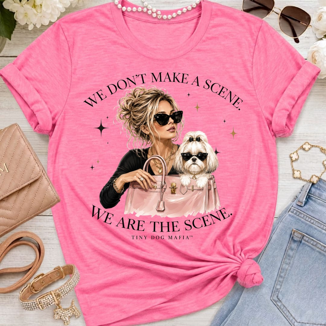 Shih Tzu White | We Are The Scene | T-Shirt Bella 3001