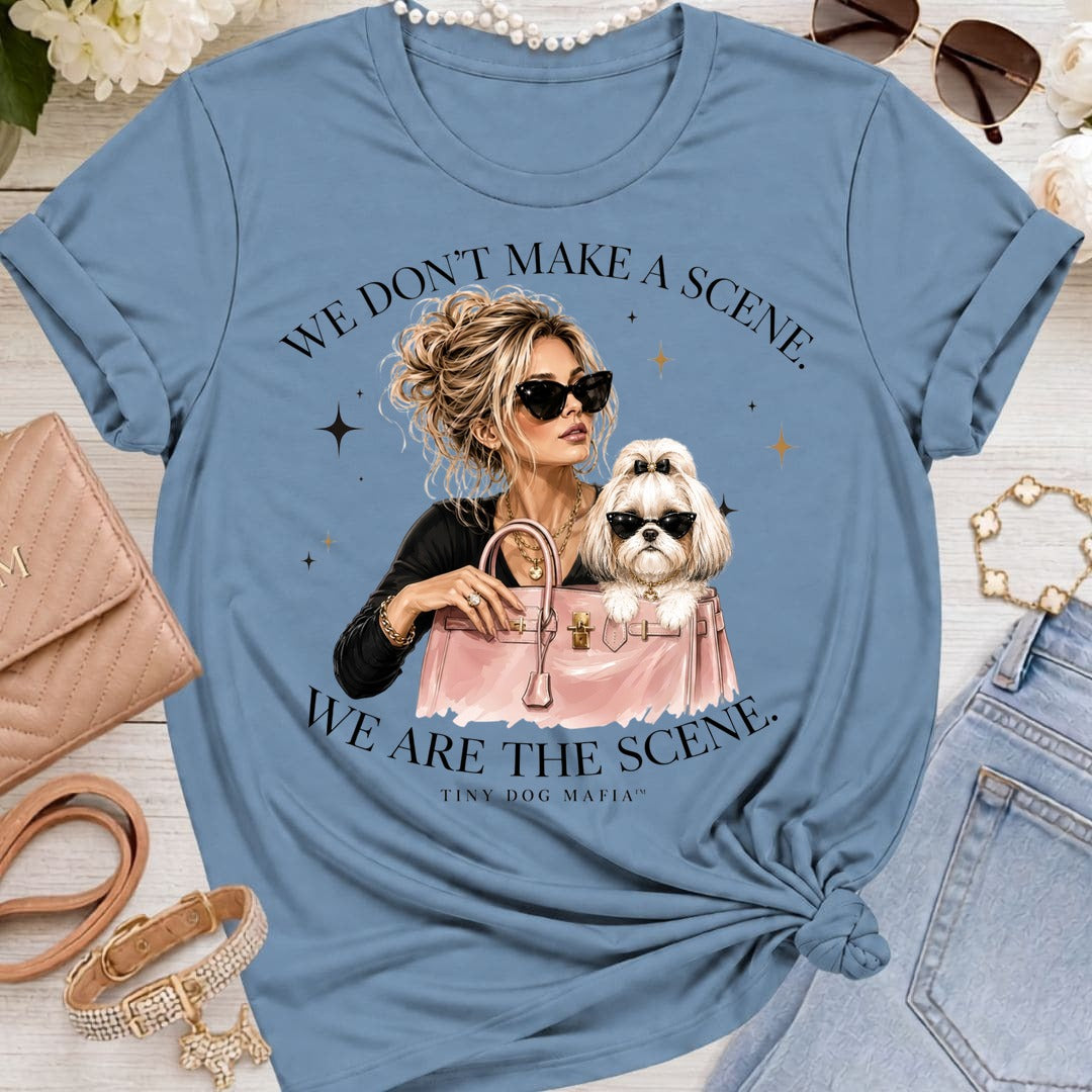 Shih Tzu White | We Are The Scene | T-Shirt Bella 3001
