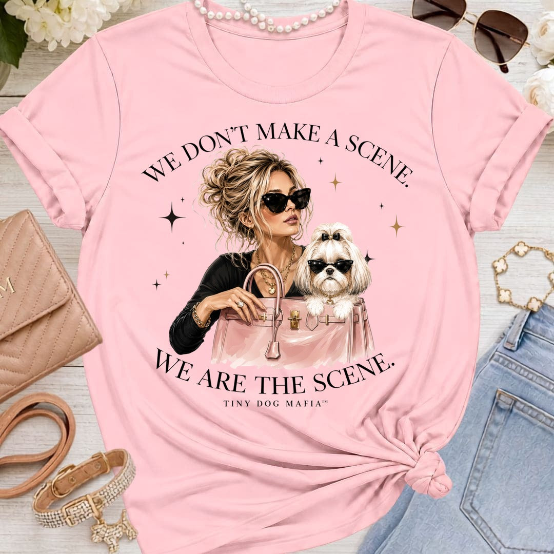 Shih Tzu White | We Are The Scene | T-Shirt Bella 3001