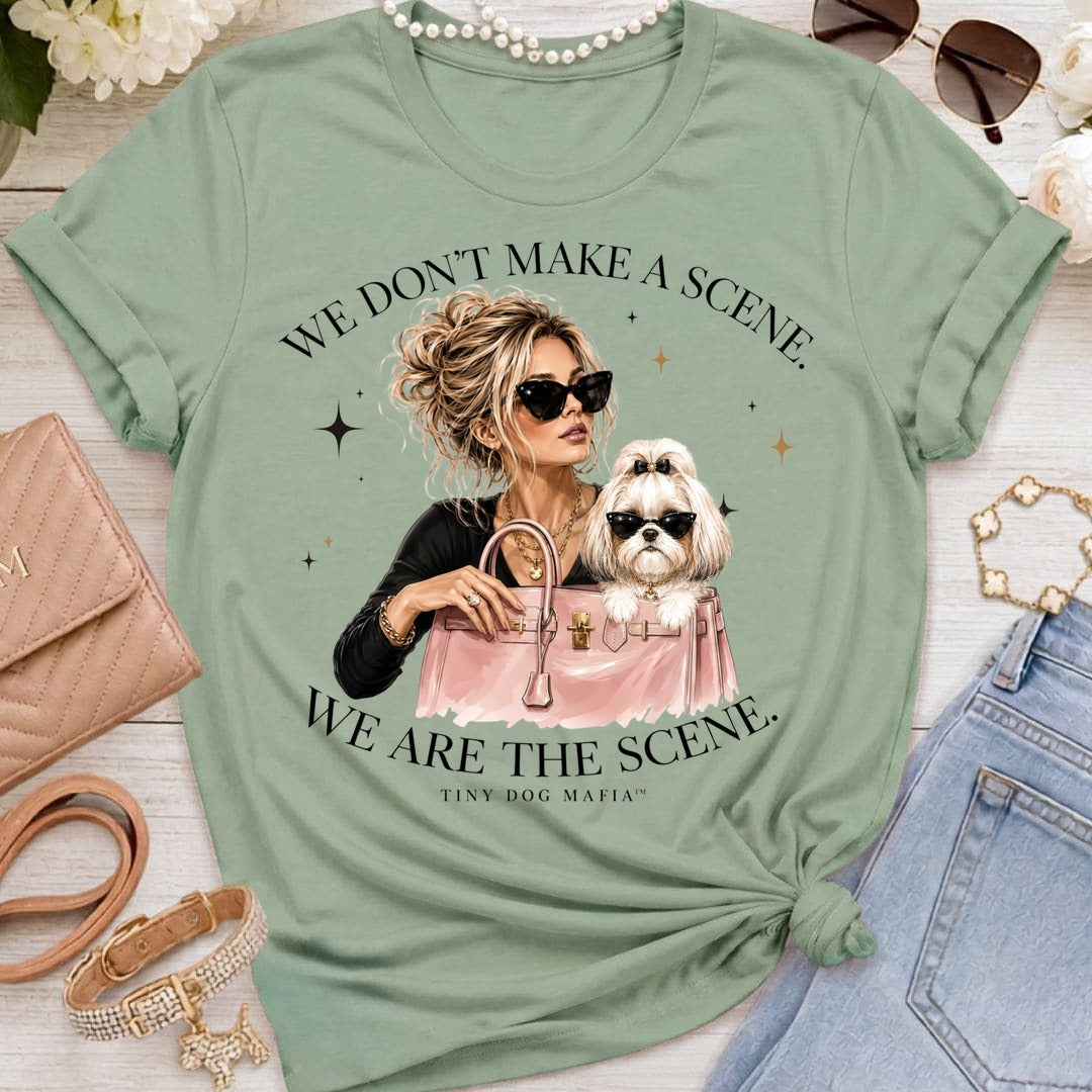 Shih Tzu White | We Are The Scene | T-Shirt Bella 3001