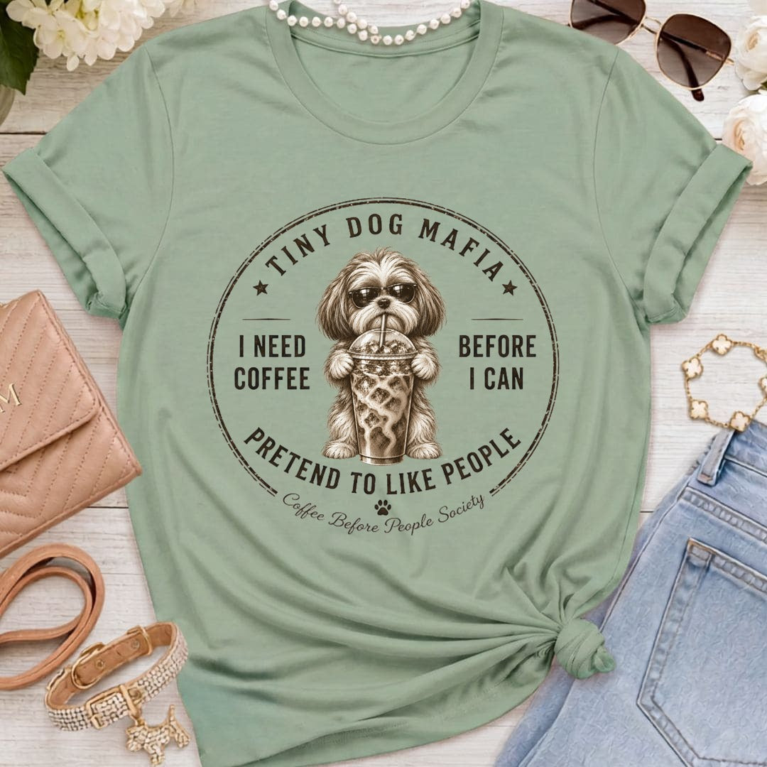 Shih Tzu - Coffee + Pretend - Sage