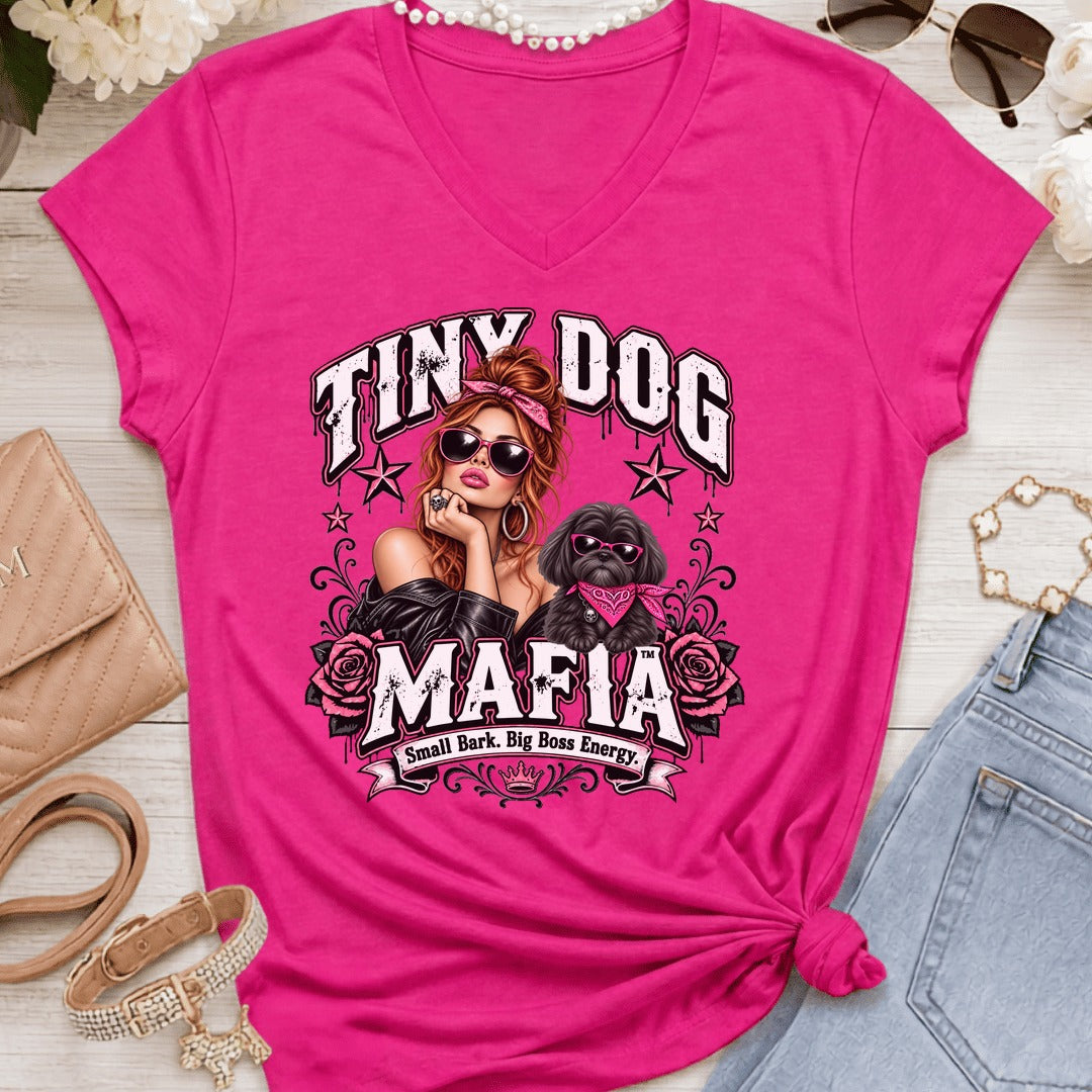 Shih Tzu Black - Redhead - Glam Boss Redhead - Heliconia