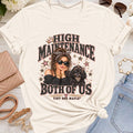 Shih Tzu Black (Bow) - High Maintenance Both of Us - Brunette - Natural