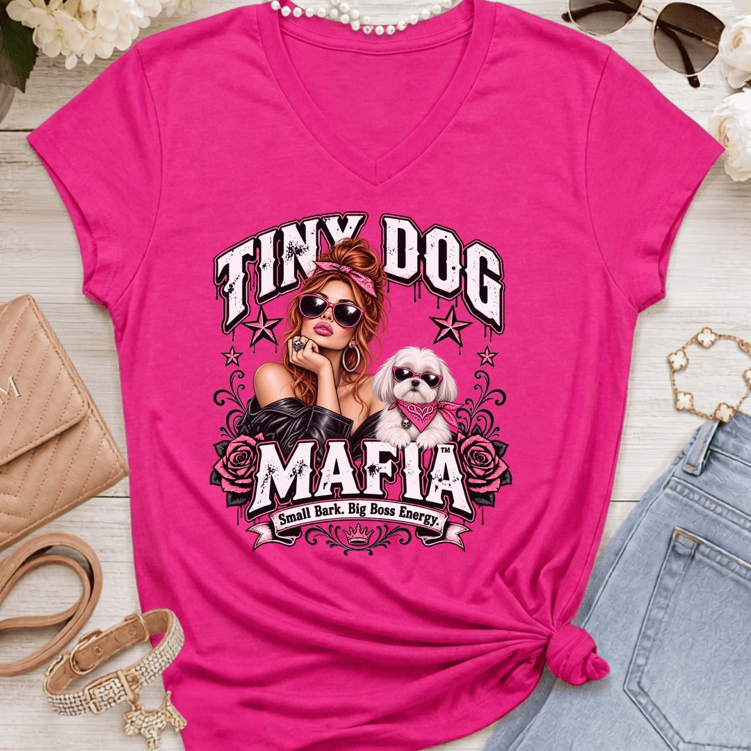 Shih Tzu White - Redhead - Glam Boss Redhead - Heliconia