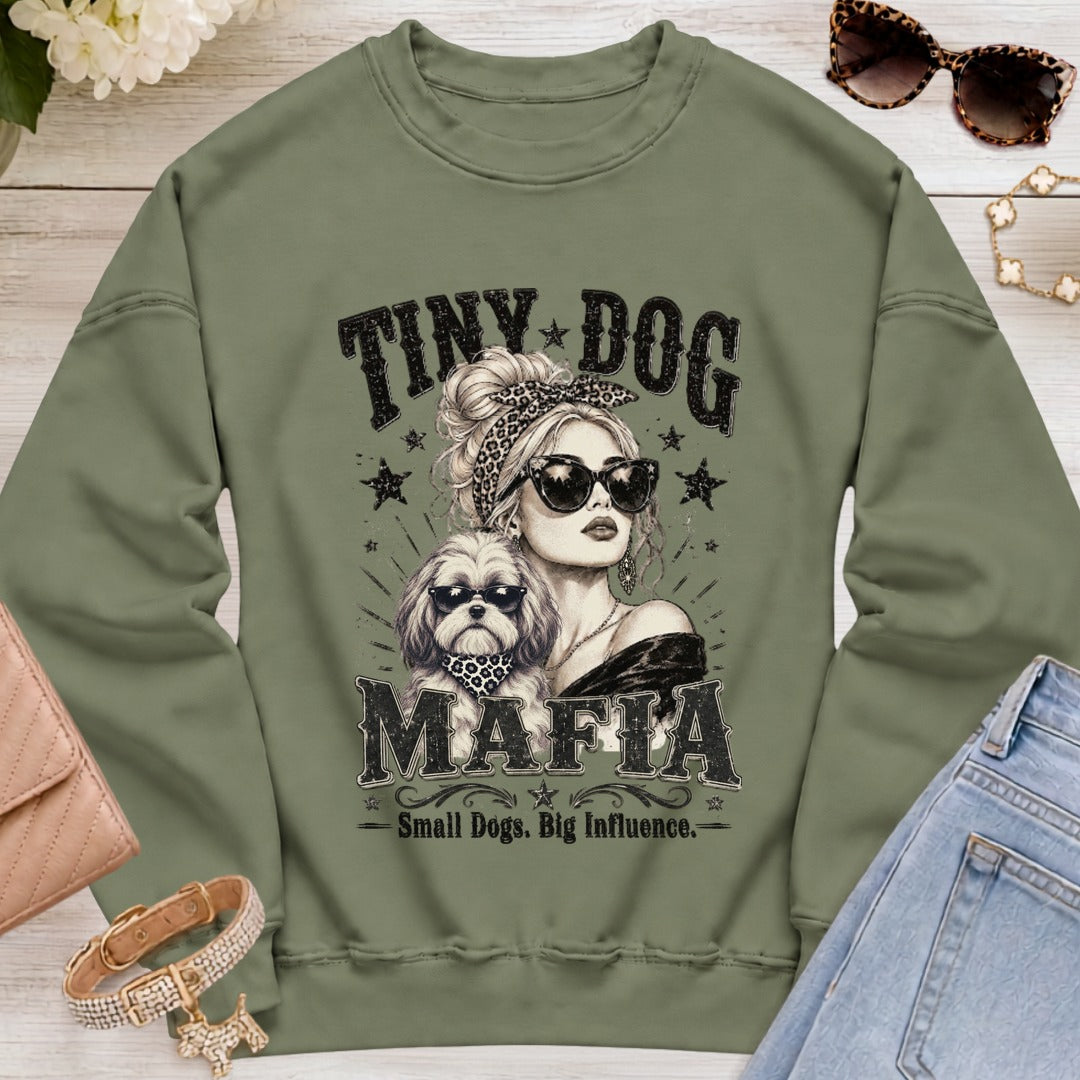 Shih Tzu v2 - Signature | Blondie Sweatshirt - Military Green