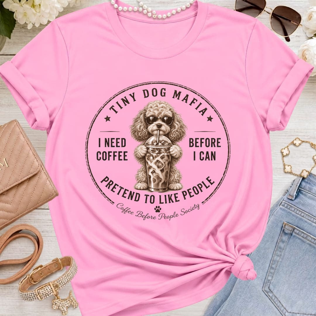 Toy Poodle - Coffee + Pretend - Heather Bubble Gum