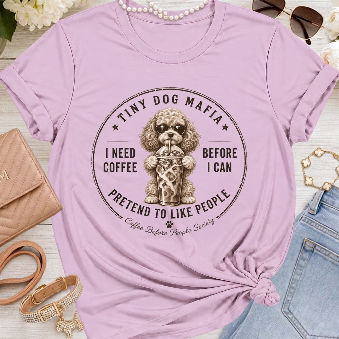 Toy Poodle - Coffee + Pretend - Lilac