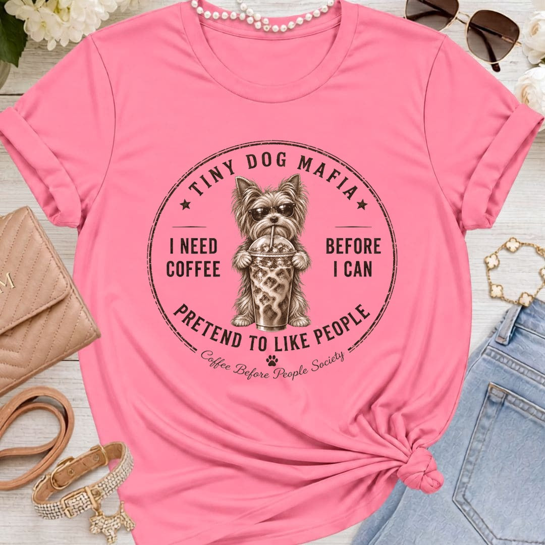 Yorkie - Coffee + Pretend - Charity Pink