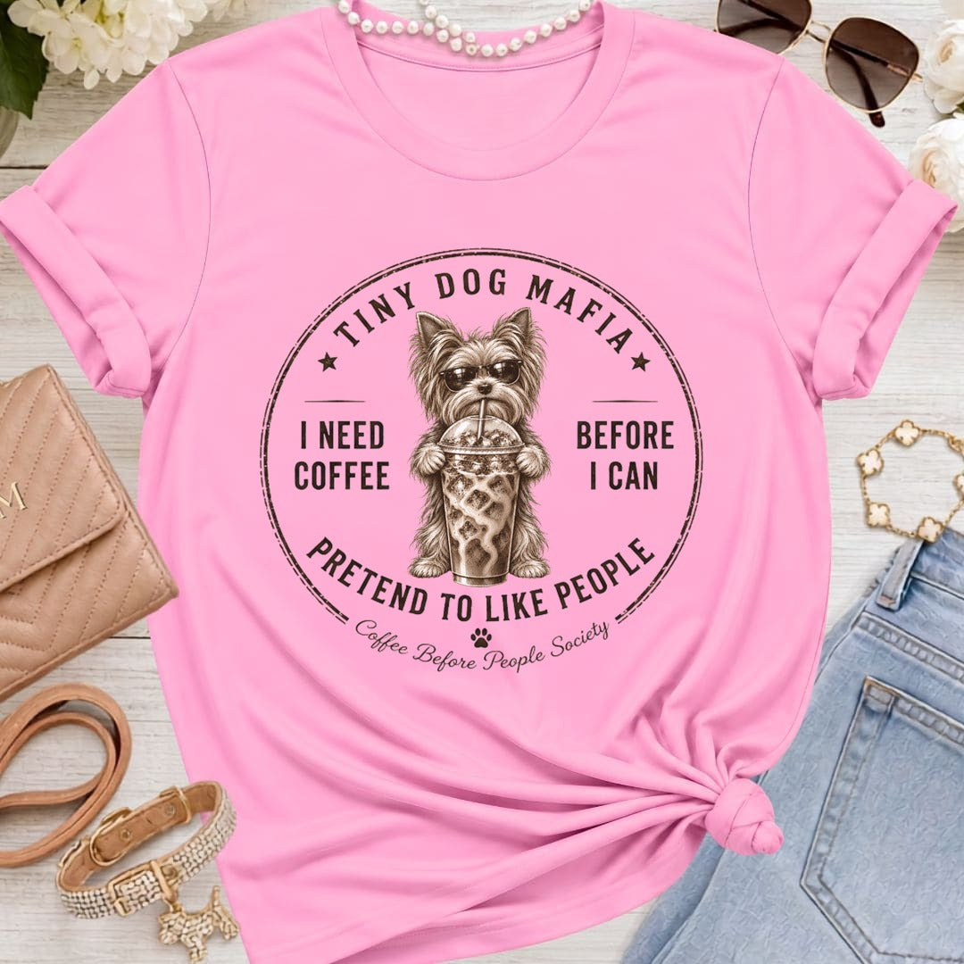 Yorkie - Coffee + Pretend - Heather Bubble Gum