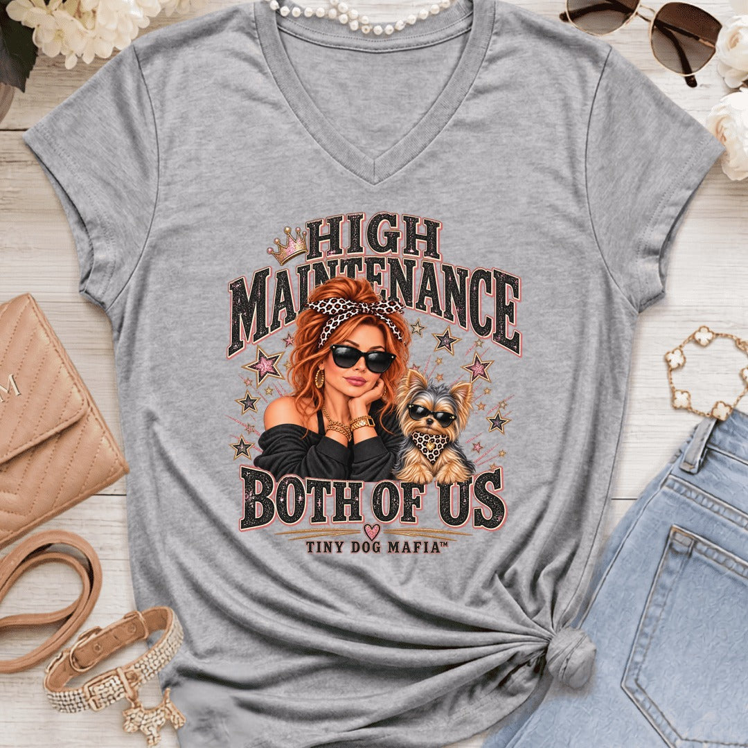 Yorkie - High Maintenance Both of Us - RedHead - Sport Grey