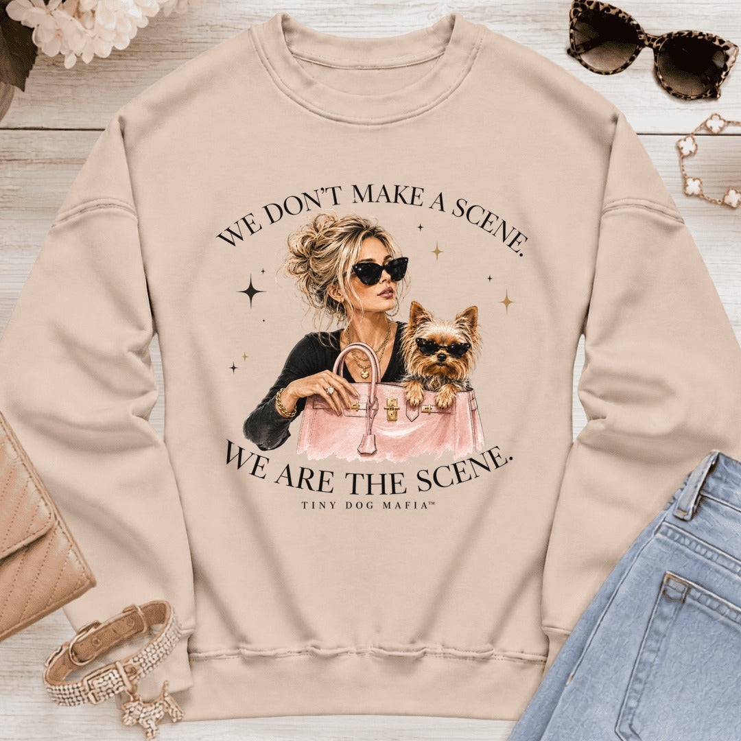 Yorkie - We Are The Scene | Sweatshirt - Sand