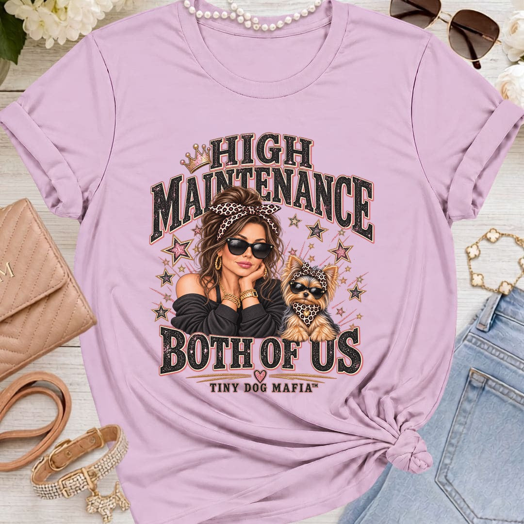 Yorkie (Bow) - High Maintenance Both of Us - Brunette - Lilac